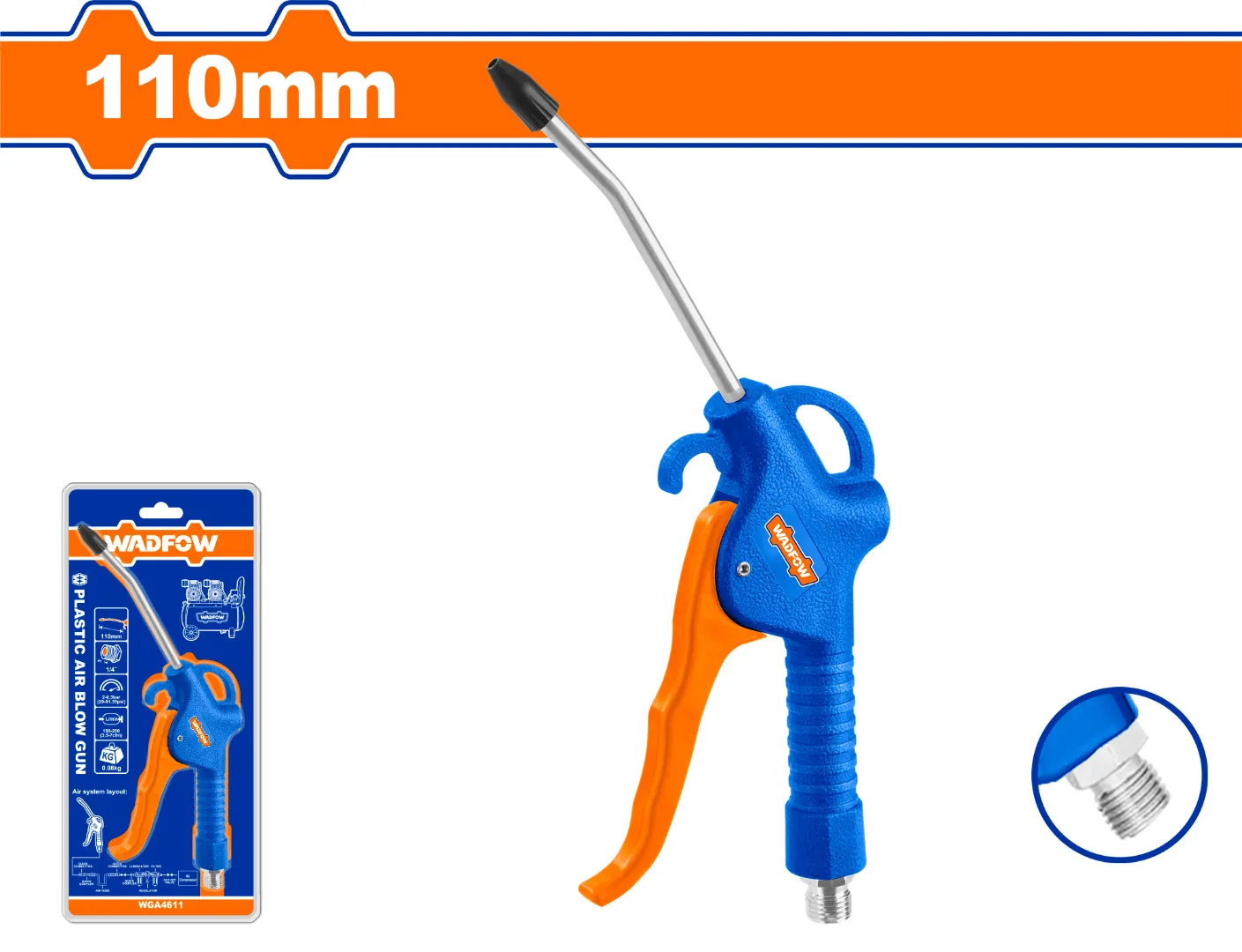 Súng thổi khí 110mm Wadfow WGA4611