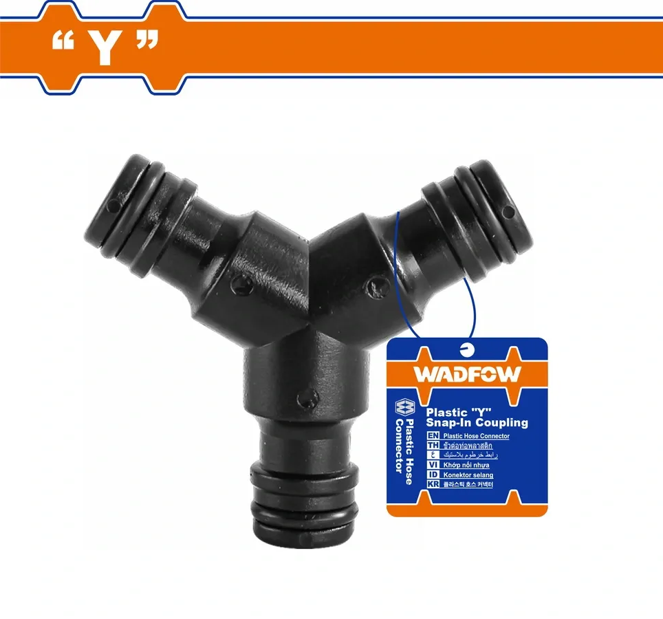Đầu nối ống nhựa 3 đầu Wadfow WQC7E34