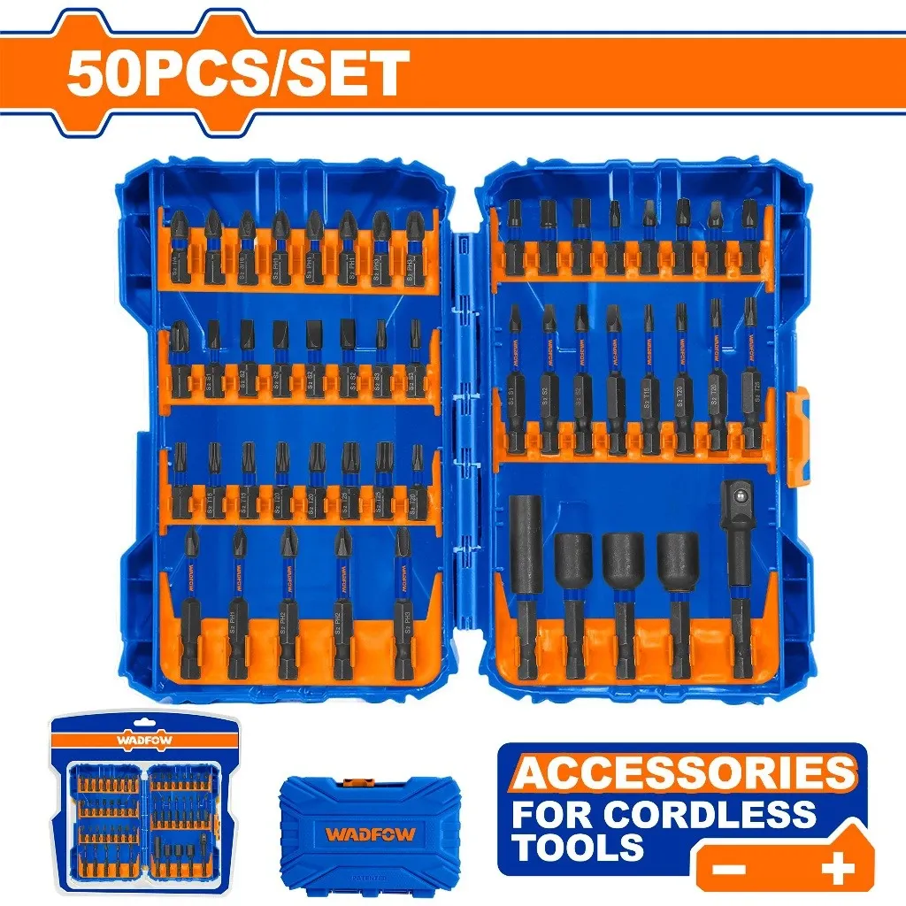 Bộ 50 mũi bắt vít đóng  Wadfow WSV2005