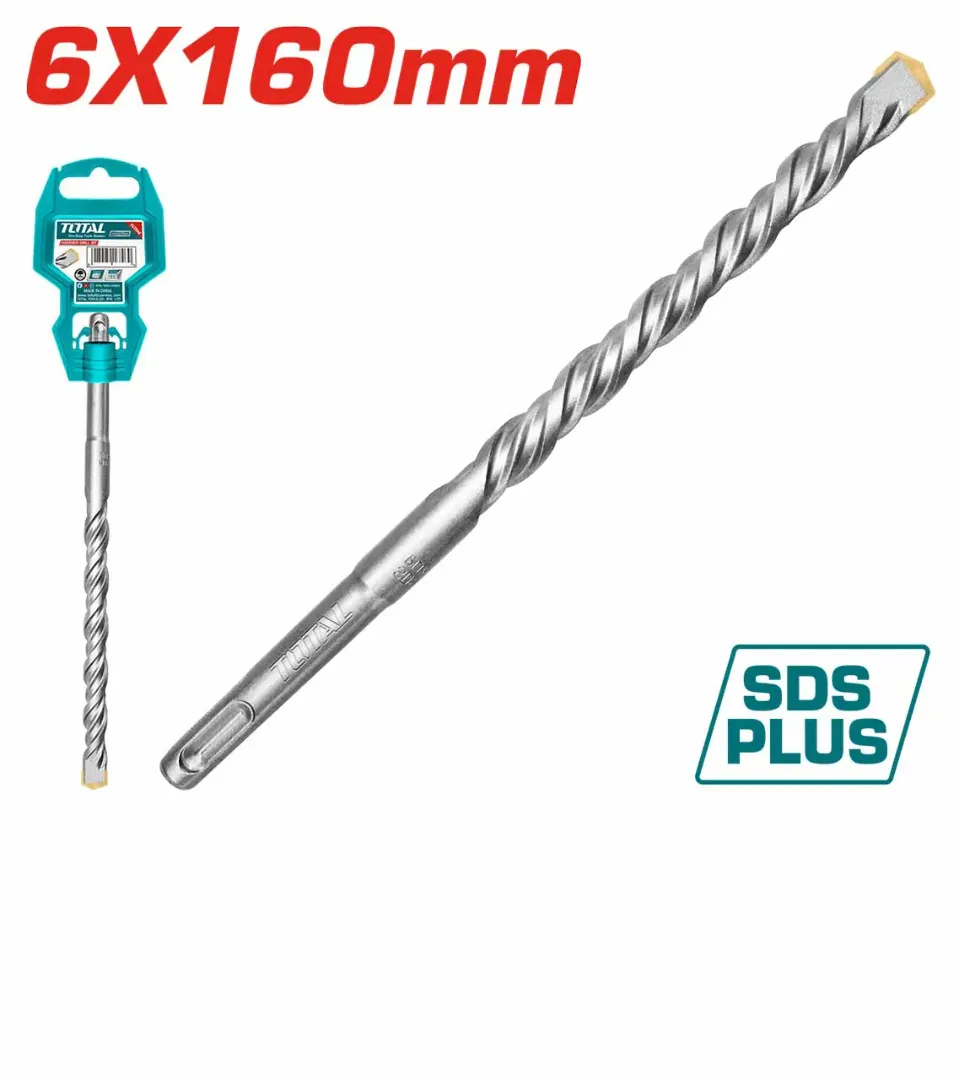 Mũi khoan bt gài 4 cạnh (6*160) -TOTAL-TAC310602C