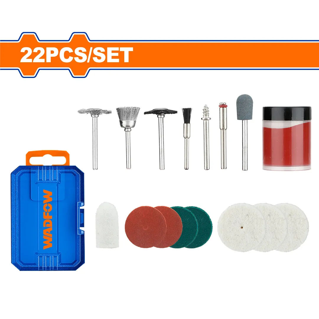 Bộ 22 món phụ kiện mài mini Wadfow  WRR6022