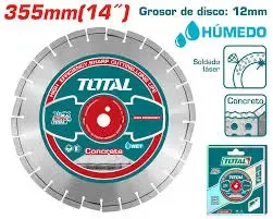 Đĩa cắt bê tông hàn laser 355mm-TOTAL-TAC2113552