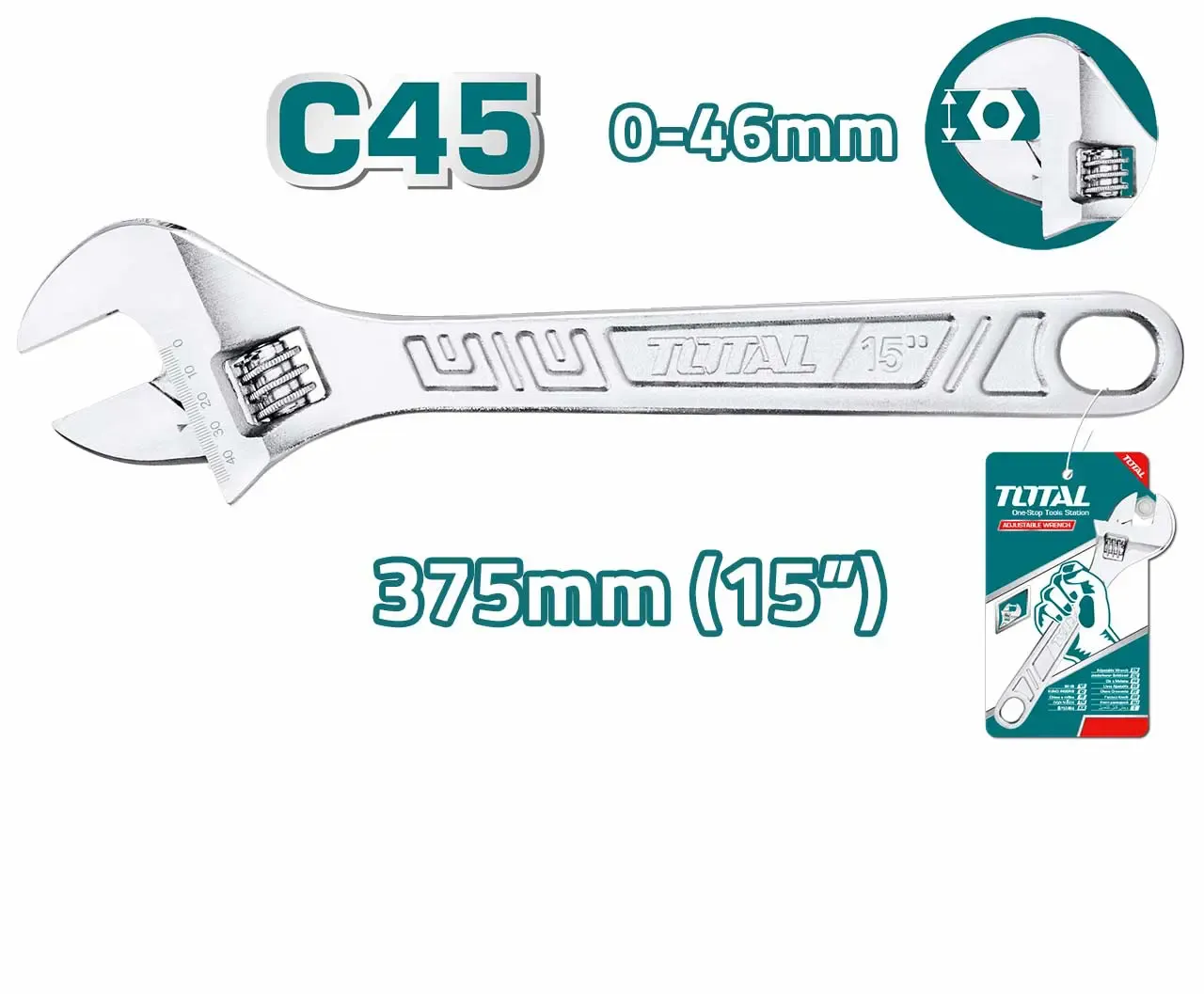 Mỏ lết 
(15")-TOTAL-THT1010153