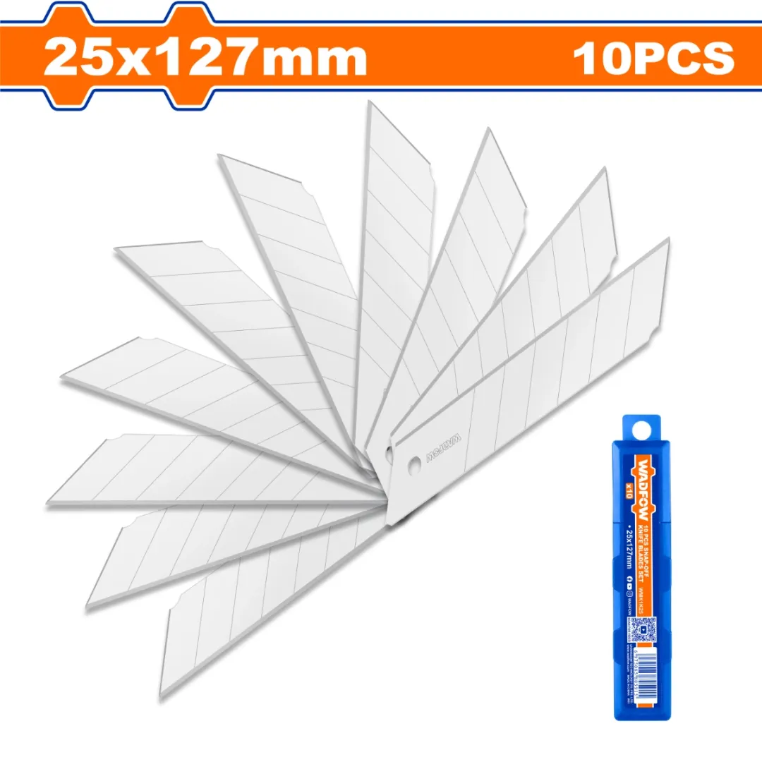 Bộ 10 lưỡi dao rời 25x127mm-Wadfow WMK1K25
