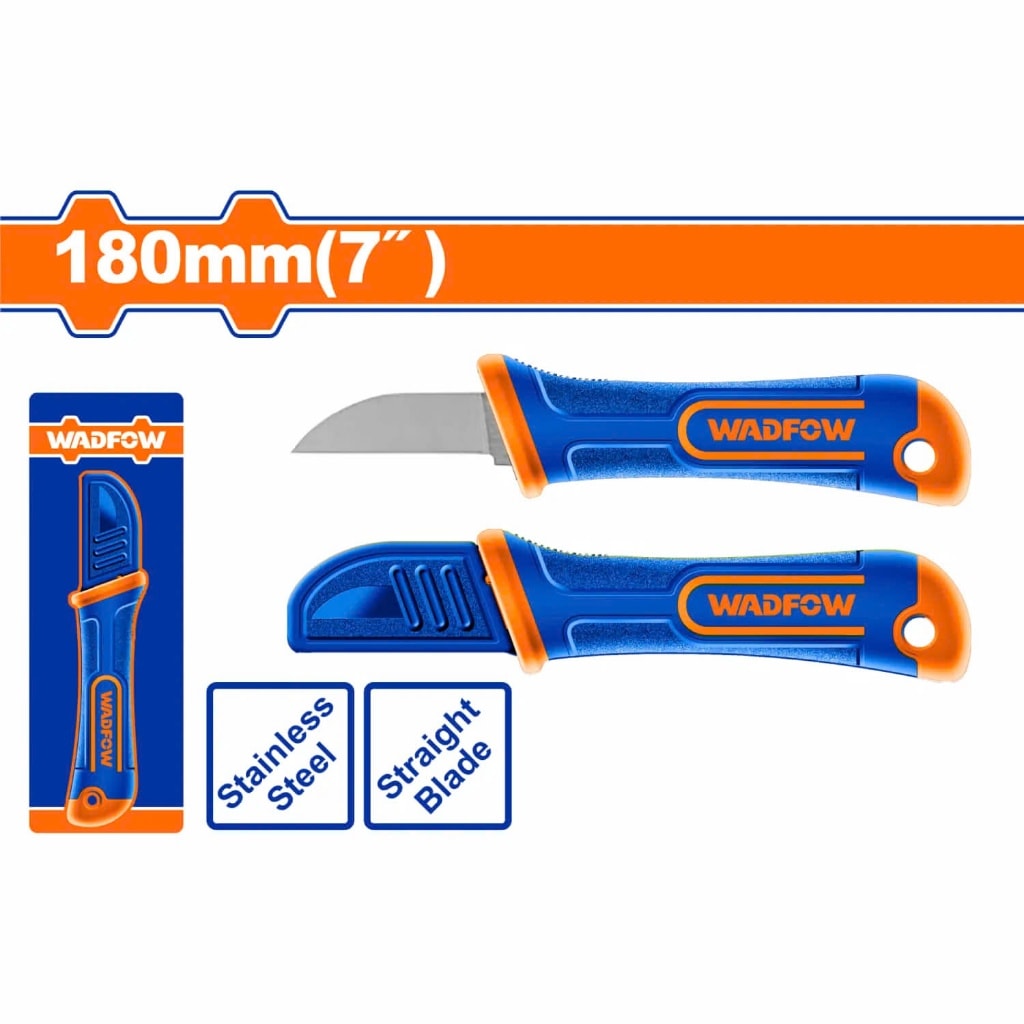 Dao tuốt dây 180mm(7") (Lưỡi thẳng)-Wadfow WSX8611