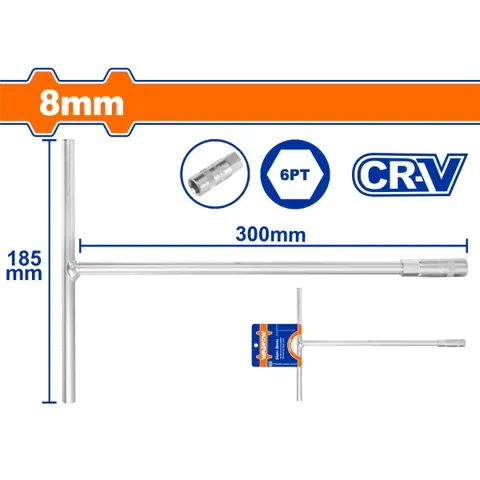 Tay vặn chữ T đầu lục giác 8mm-Wadfow WTH1108