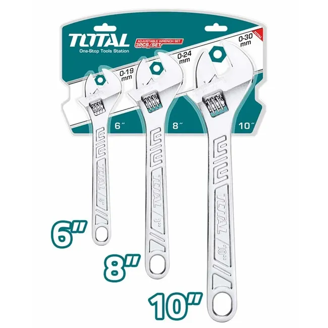 Bộ 3 mỏ lết răng -TOTAL-THTK1013