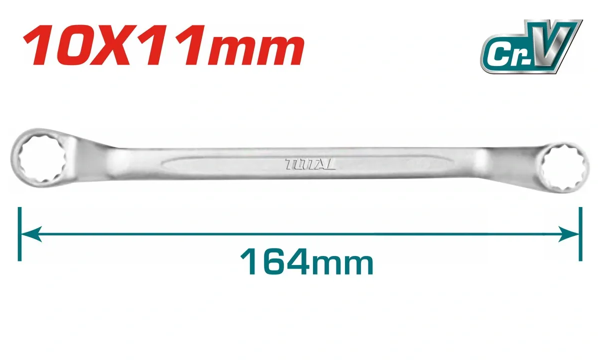 Cờ lê 2 vòng (10x11mm) -TOTAL-TORSP10111