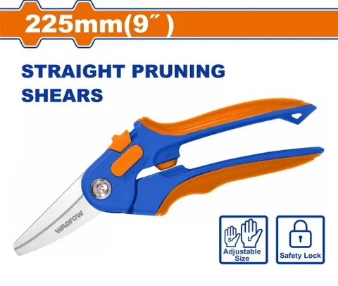 Kéo cắt tỉa cành thẳng 225mm(9")-Wadfow WPA1E05