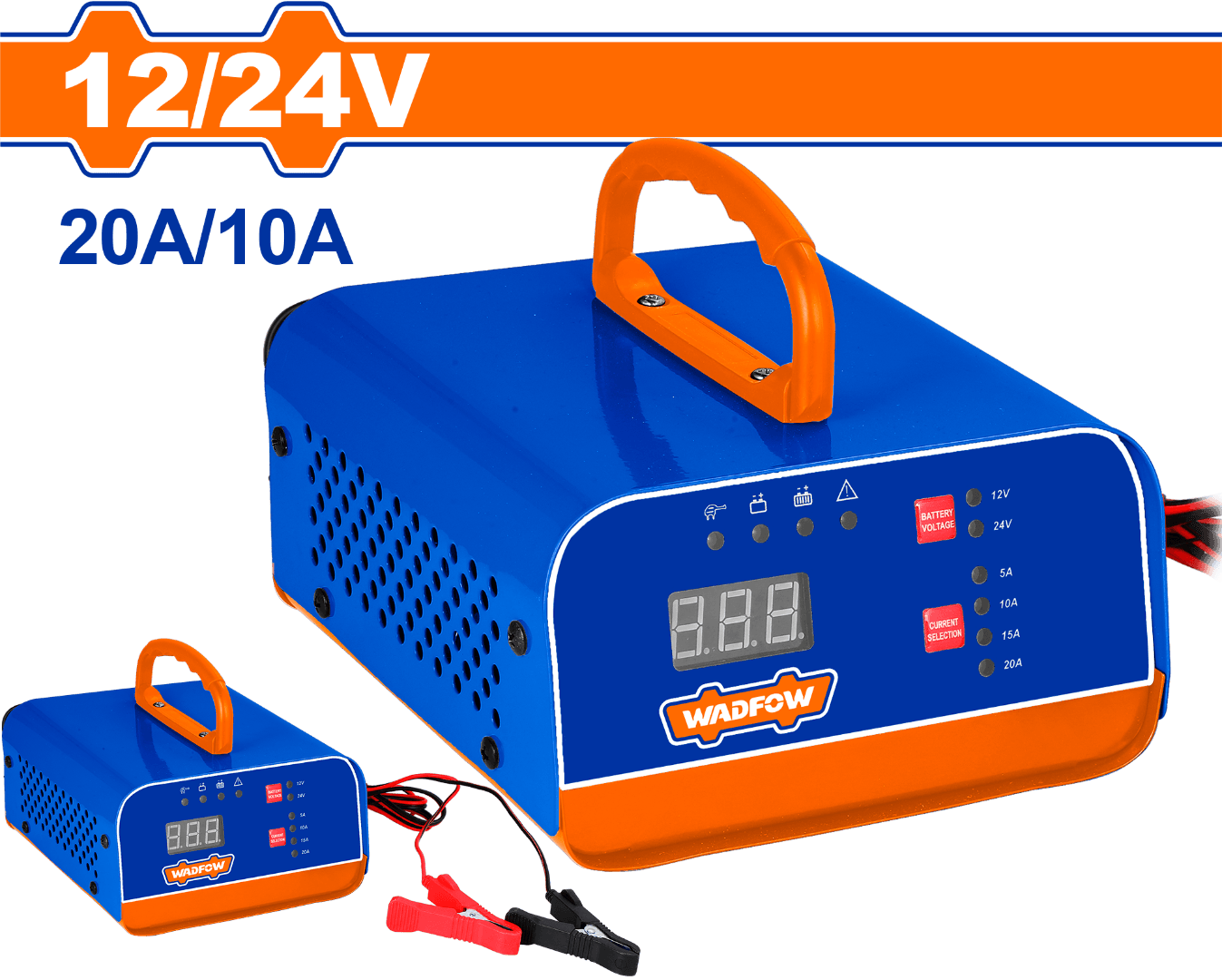 Máy sạc bình 20A/10A Wadfow WBY1A201