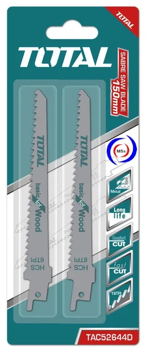 Bộ lưỡi cưa kiếm (cưa gỗ) -TOTAL-TAC52644D