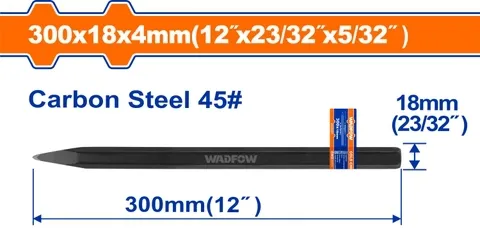 Mũi đục nhọn nguội 4x18x300mm-Wadfow WCC0302