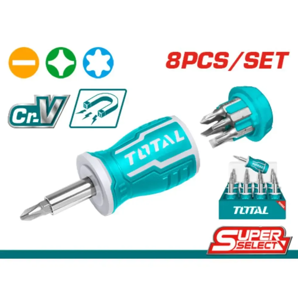 Bộ tua vít 8 trong 1 -TOTAL-TACSDS0706