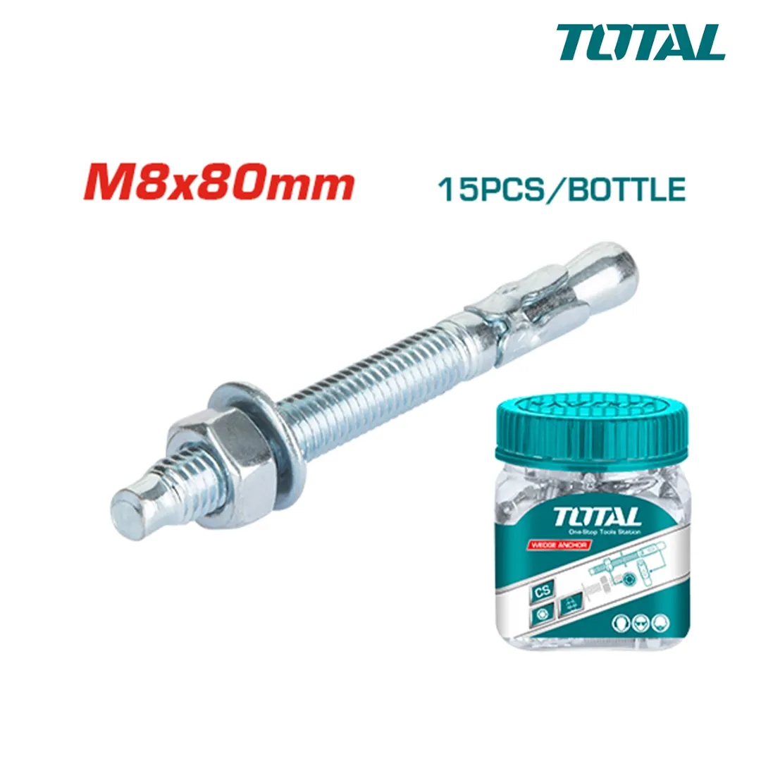Bộ 15 neo hình M8x80mm -TOTAL-WJWA0808011
