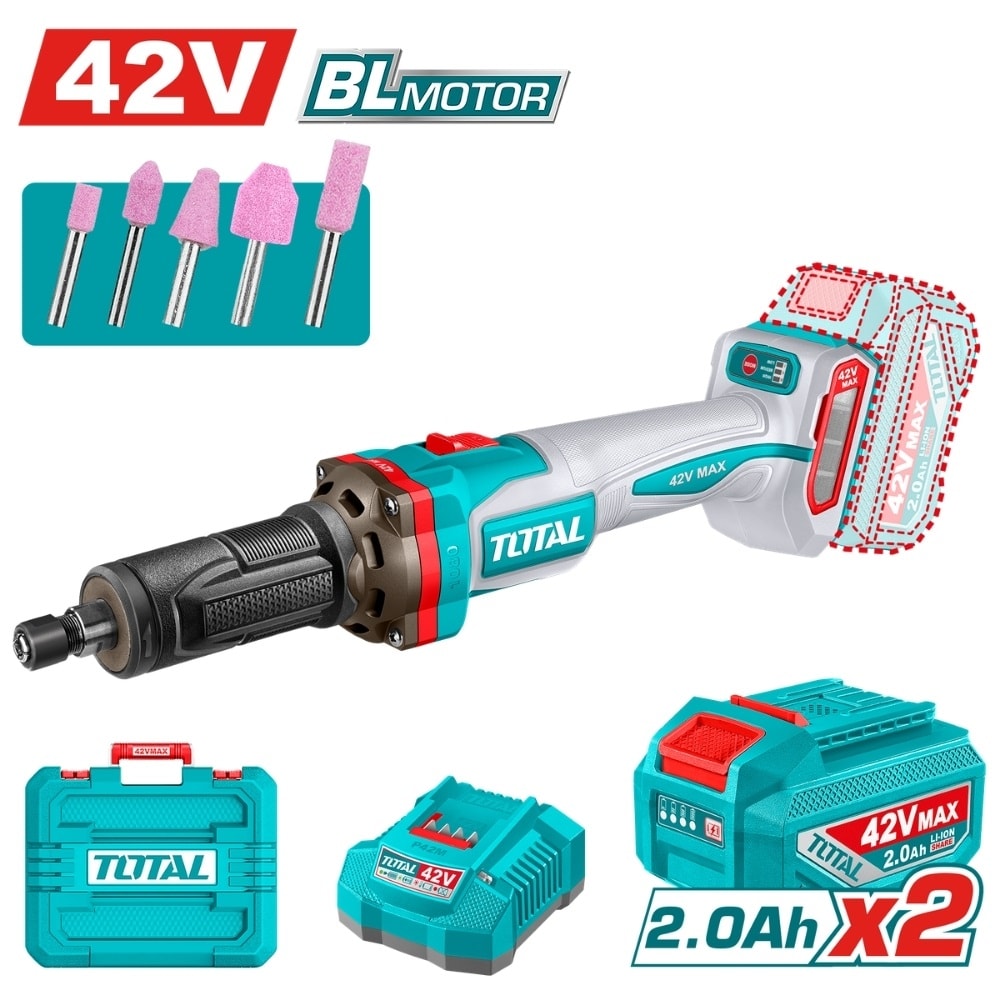 Máy mài khuôn dùng pin 42V-TOTAL-TDGLI42012