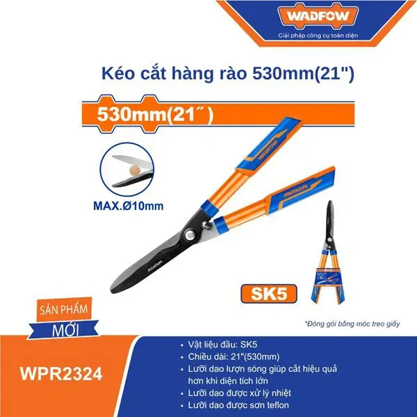 Kéo cắt hàng rào 530mm(21")-Wadfow WPR2324
