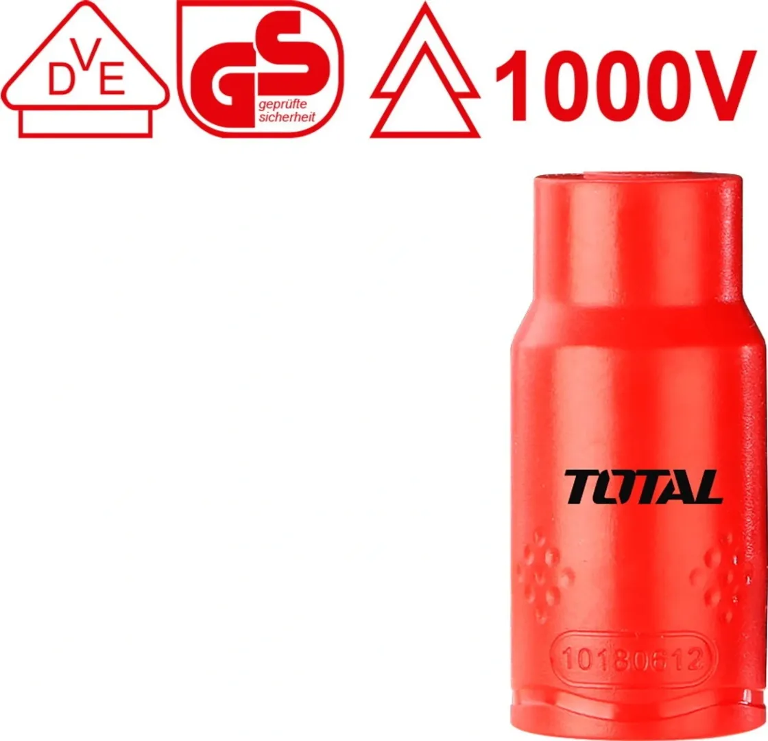Đầu tuýp lục giác cách điện 1/2" 19mm -TOTAL-THIHAST12191