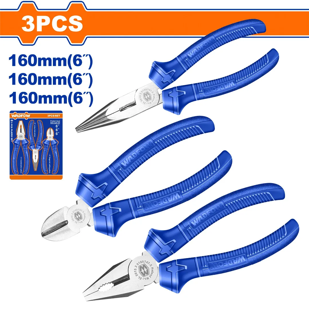 Bộ 3 kìm 6"-Wadfow WPS0623
