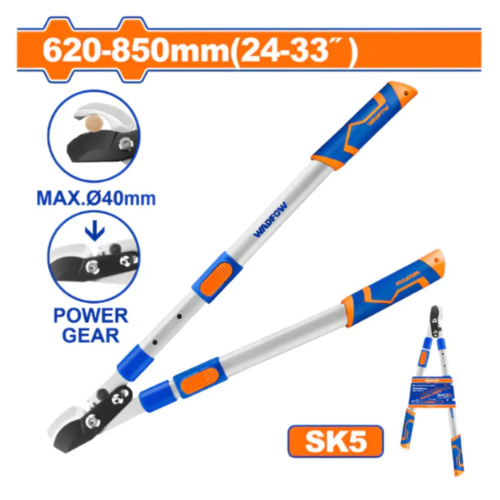 Dụng cụ cắt tỉa hàng rào 620-850mm-Wadfow WPR1E27
