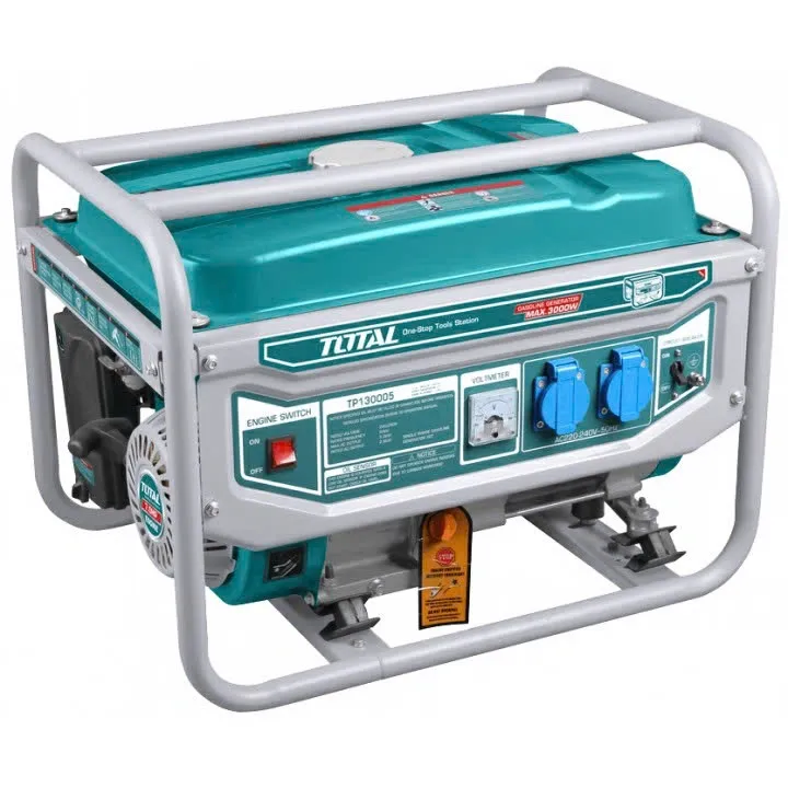 Tổ máy phát điện dùng xăng (dây nhôm) 
3.0/ 2.8kW-TOTAL-TP130005-1