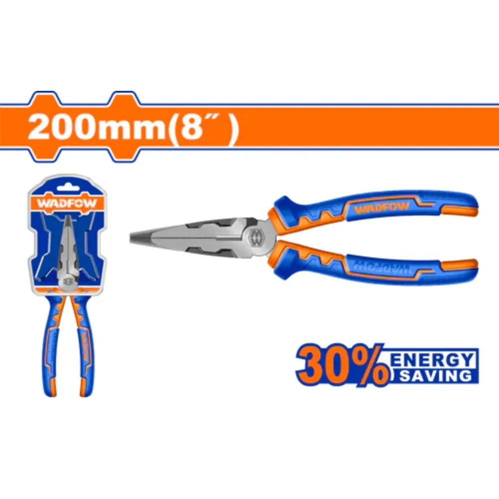 Kìm mũi dài cao cấp 200mm(8")-Wadfow WPL2718