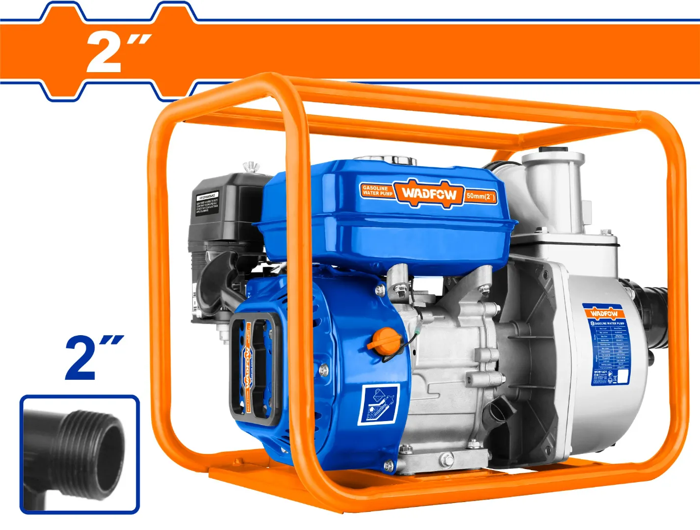 Máy bơm nước thải dùng xăng 50mm(2") Wadfow  WGW2A21