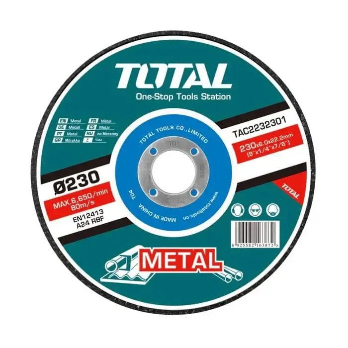 Đĩa mài 
kim loại 
230mm (9'') -TOTAL-TAC2232301SA