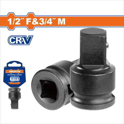 Đầu chuyển đầu tuýp đóng 1/2"(F) X 3/4"(M)-Wadfow WMS2234