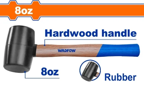 Búa cao su đen 220g-Wadfow WMB7301