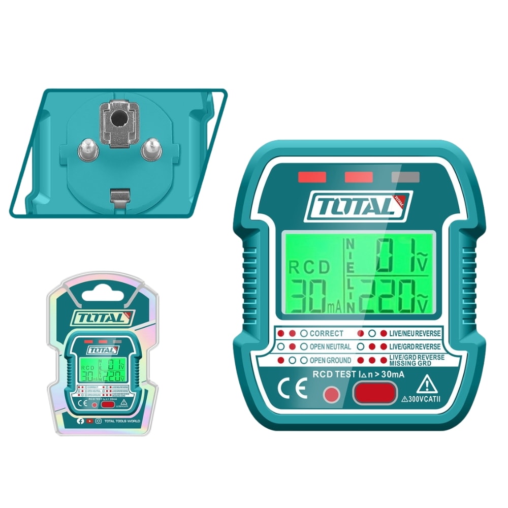 Dụng cụ kiểm tra ổ cắm-TOTAL-TESST30011