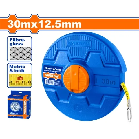 Thước dây sợi thủy tinh 30x12.5mm-Wadfow WMT2530
