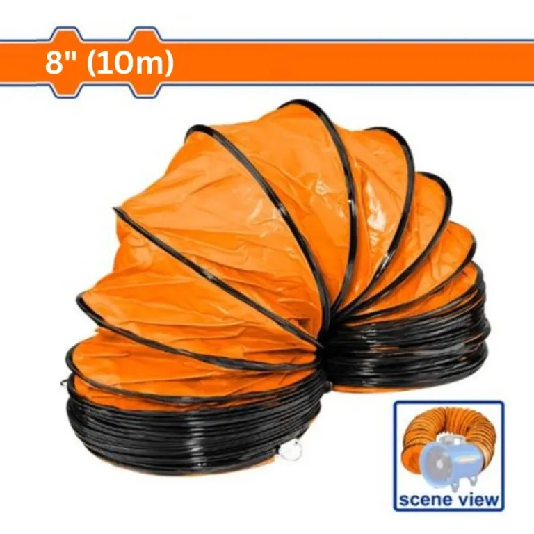 Ống gió mềm nối quạt hút 8"(10m) Wadfow WBPP1A08