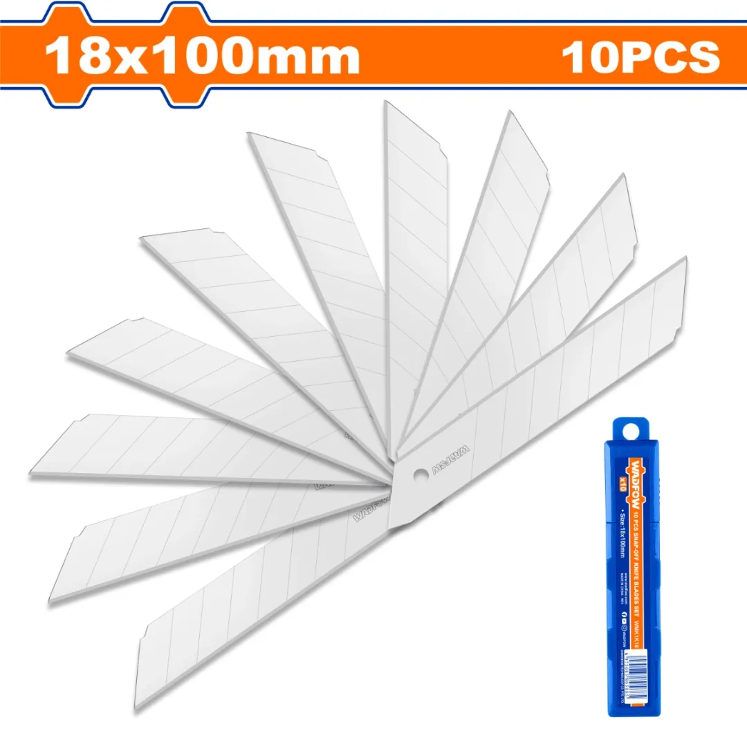 Bộ 10 lưỡi dao rời 18x100mm-Wadfow WMK1K18