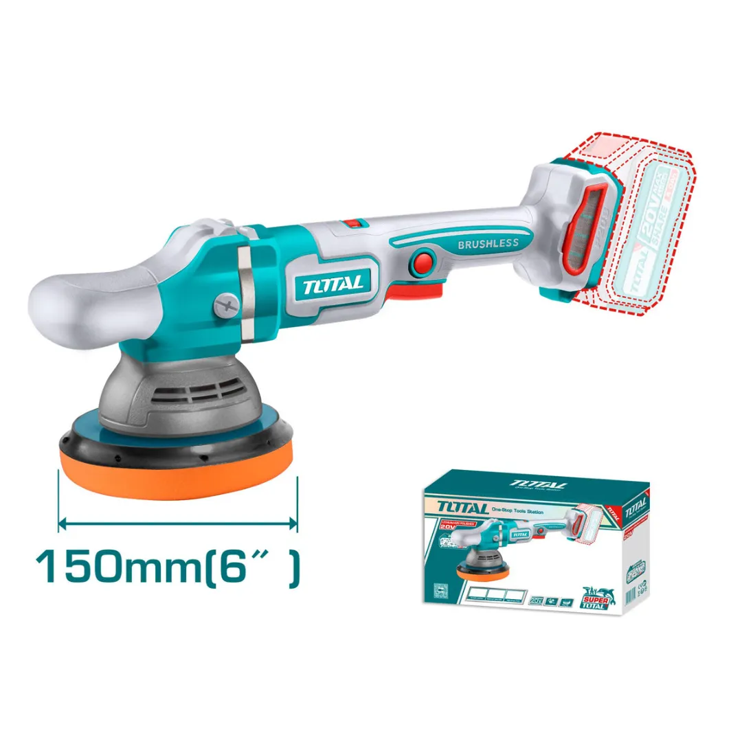 Máy đánh bóng không chối than dùng pin 20V (không kèm pin & sạc)-TOTAL-TAPLI2015