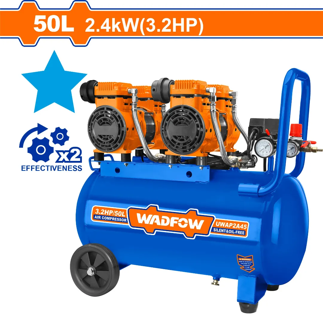 Máy nén khí (không dầu) 2400W-50L Wadfow WAP2A45