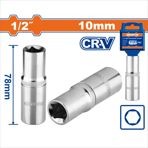 Đầu tuýp dài 1/2"-10mm-Wadfow WSC7210