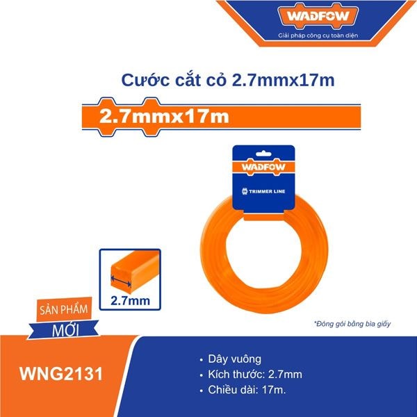 Cước cắt cỏ 2.7mmx17m Wadfow WNG2131