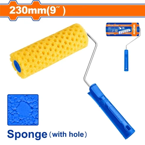 Con lăn sơn xốp lỗ 9"-Wadfow WCB5901