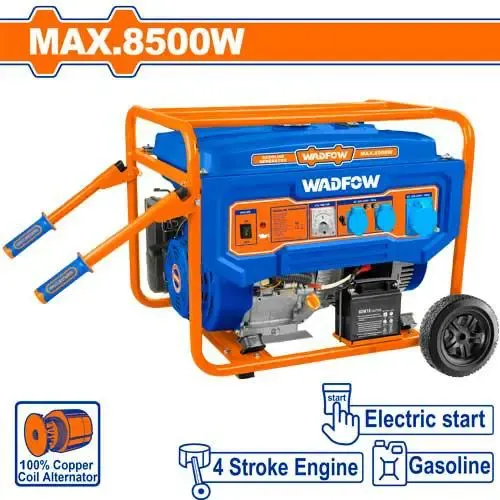 Tổ máy phát điện dùng xăng 8500W  Wadfow  WGEAA106