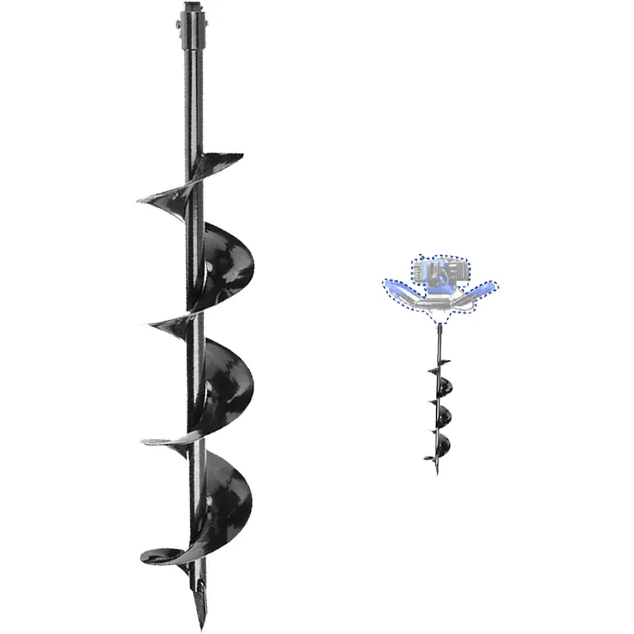 Mũi khoan đất phi 120x800mm Wadfow WDZ1A52-2