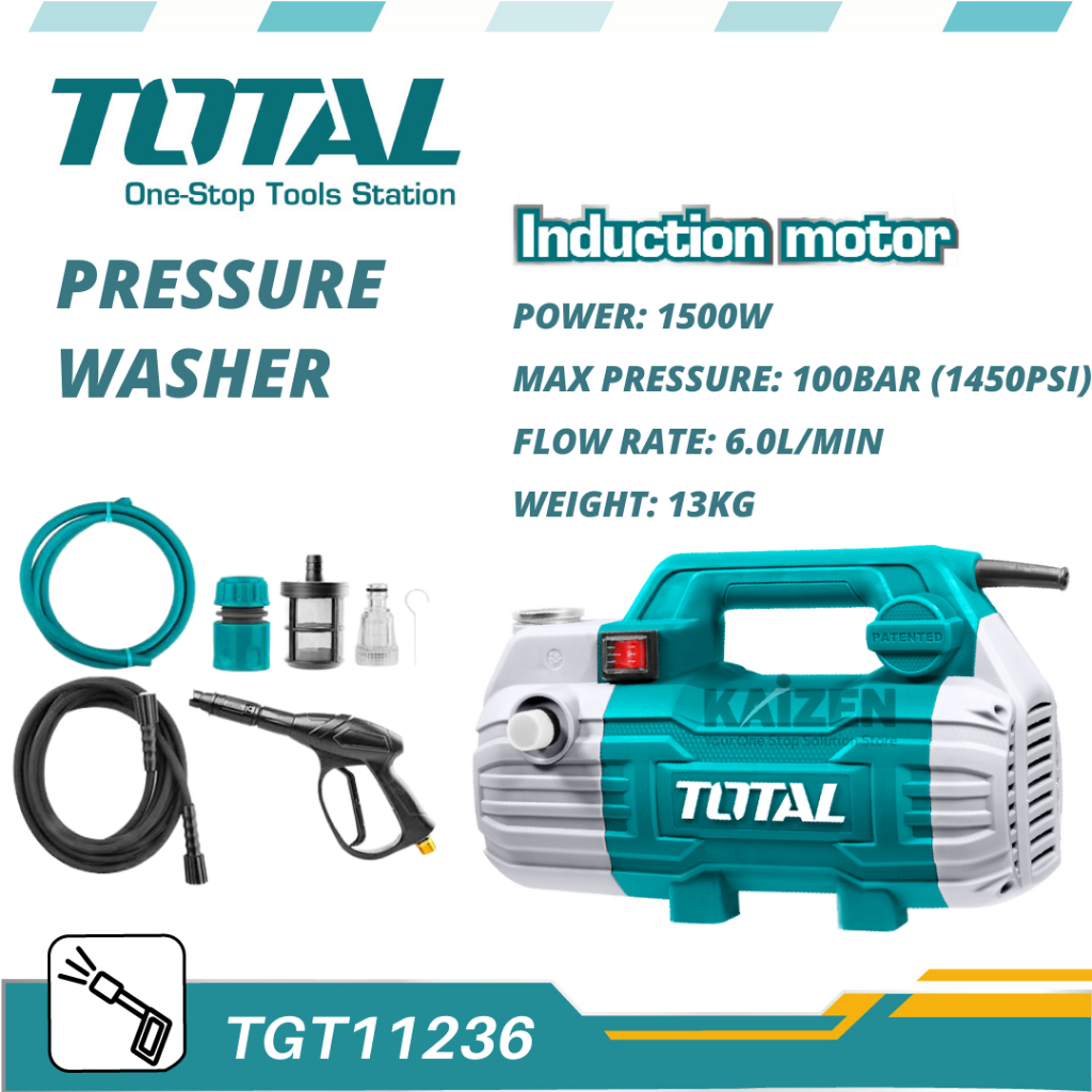 Máy xịt rửa  1500W-TOTAL-TGT11236