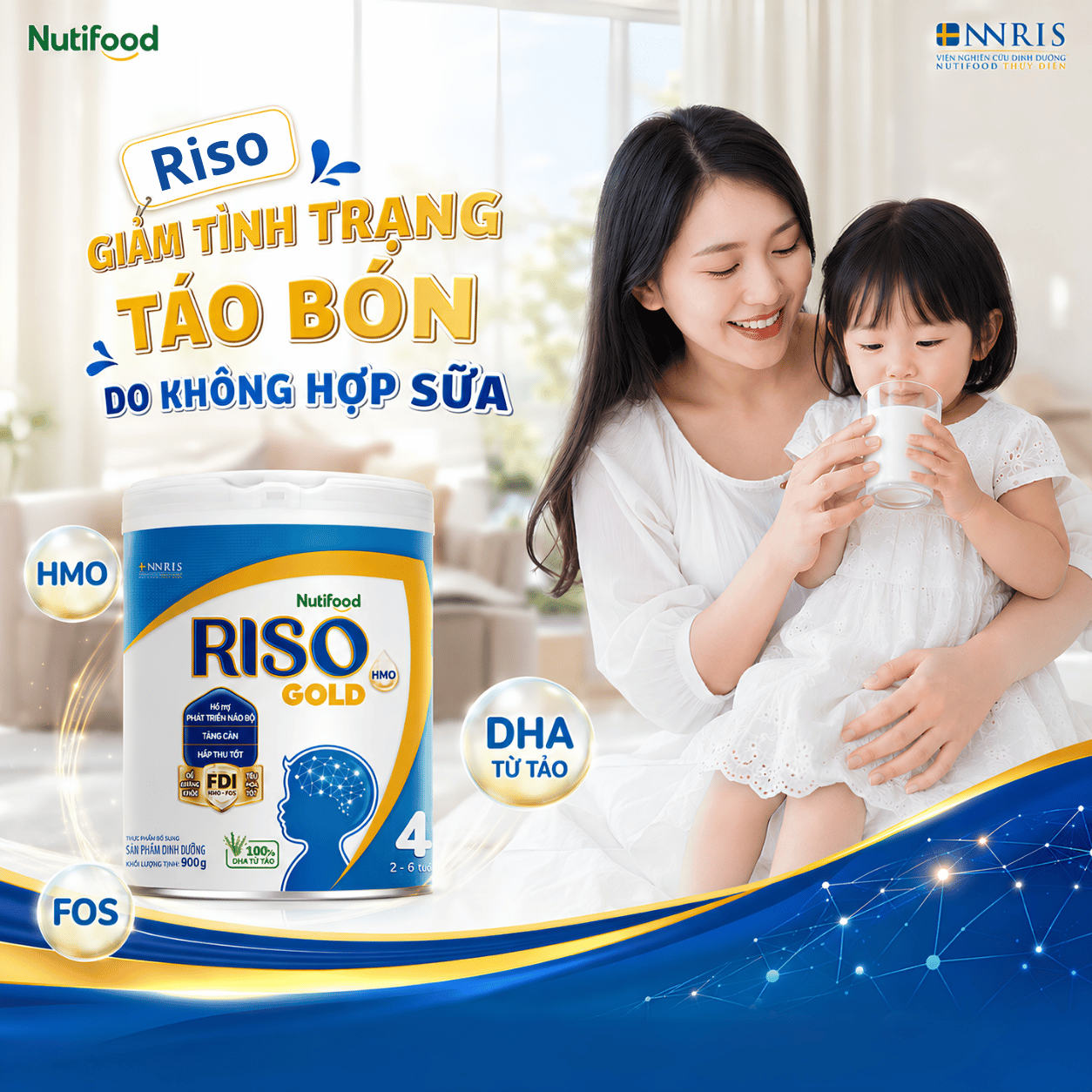 Sữa mát cho trẻ bị táo bón – Giải pháp hỗ trợ tiêu hóa giúp bé hấp thu tốt hơn
