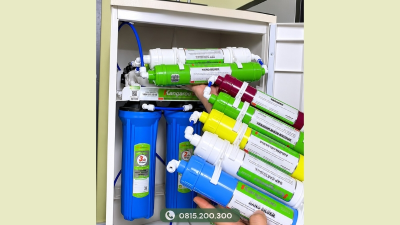 Thay lõi chức năng tạo nước Hydrogen Kangaroo chính hãng
