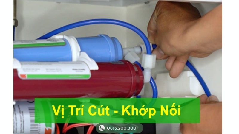 Hạn chế rò nước tại dây, cút và cốc lọc