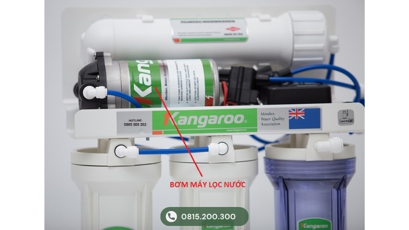 Kiểm tra bơm máy lọc nước Kangaroo