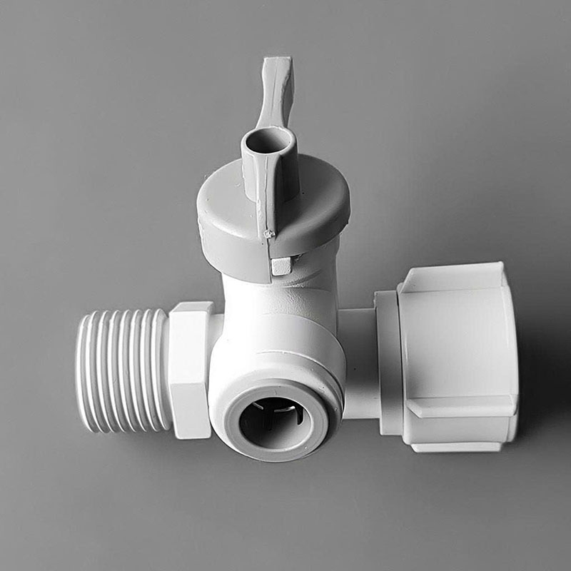 Khẩu khóa nhựa phi 10 bộ chia nguồn máy lọc nước RO