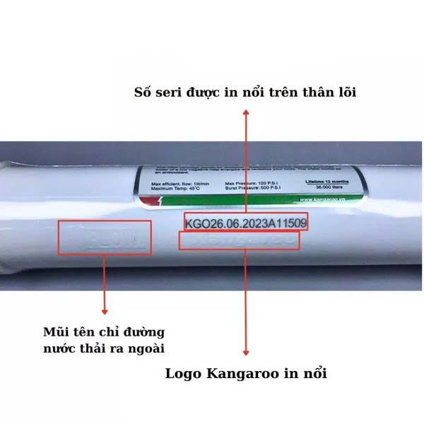Chi tiết lõi HypH+ Hydrogen Kangaroo
