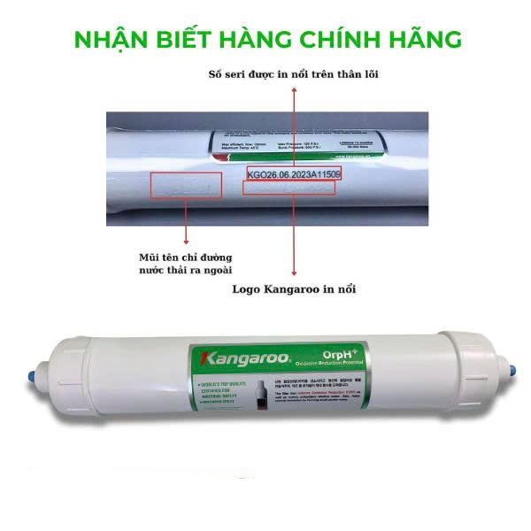 Chi tiết lõi OrpH+ Kangaroo Hydrogen