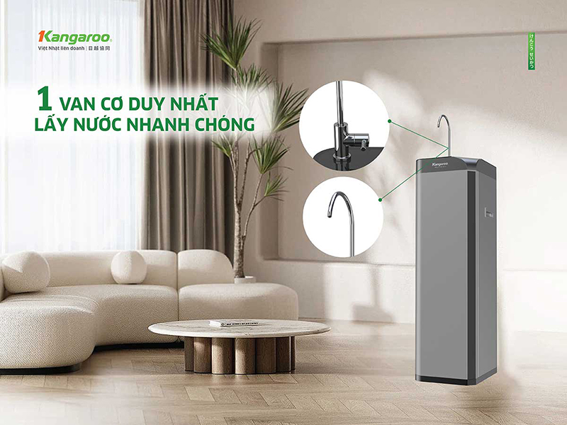 Van xoay cơ của máy lọc nước Kangaroo KG10W1