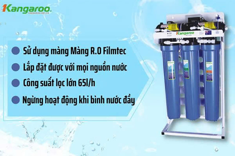 Máy lọc nước Kangaroo KG400VN 65 lít/h chính hãng